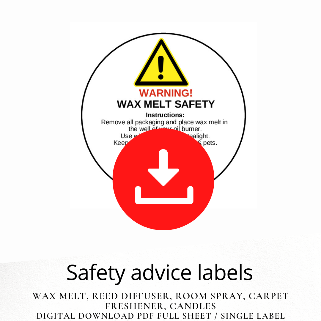 Product safety labels - Digital download